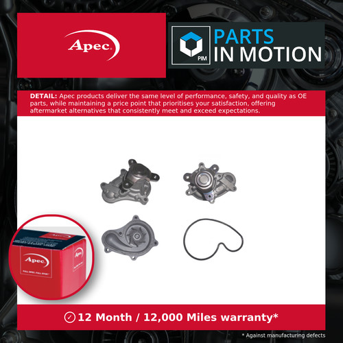 Water pump fits - fits, honda